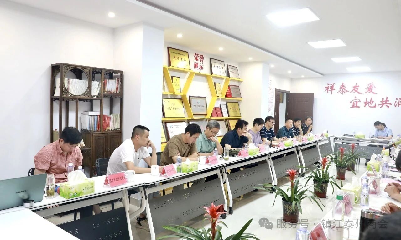 政企同心话营商 共绘发展新图景——优化营商环境座谈会（商会专场）在镇江泰州商会召开(图5)